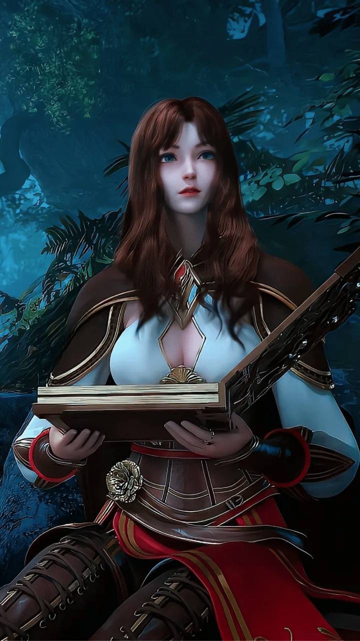 她的服饰打